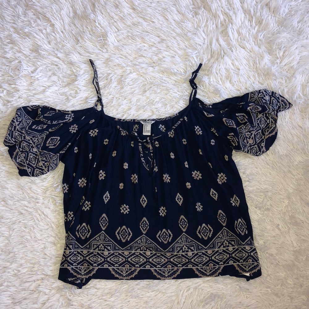 Super cute off the shoulder shirt